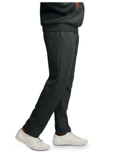 FRUIT OF THE LOOM Men'S Eversoft Fleece Sweatpants With Pockets, Moisture Wicking & Breathable, Sizes S4X, Black Heather, Medium  - Image 3