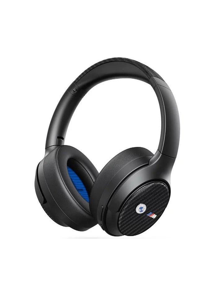 BMW Bluetooth ENC Headphones BMBHMIAV27MBCTK Black/Black Printed Logos - Image 1