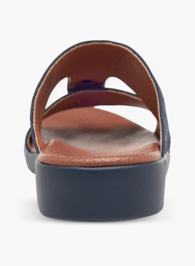 LBL by Shoexpress Boys Textured Slip-On Arabic Sandals with Accent Detail