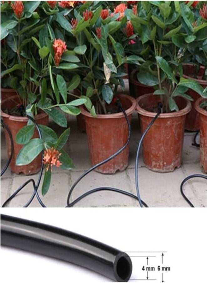 Bukela Garden Watering System - Automatic 40M Plant Watering System with Adjustable Easy Distribution Tubes with Misting Nozzles and Water Drip Parts for Flower Beds and Plants - Image 4