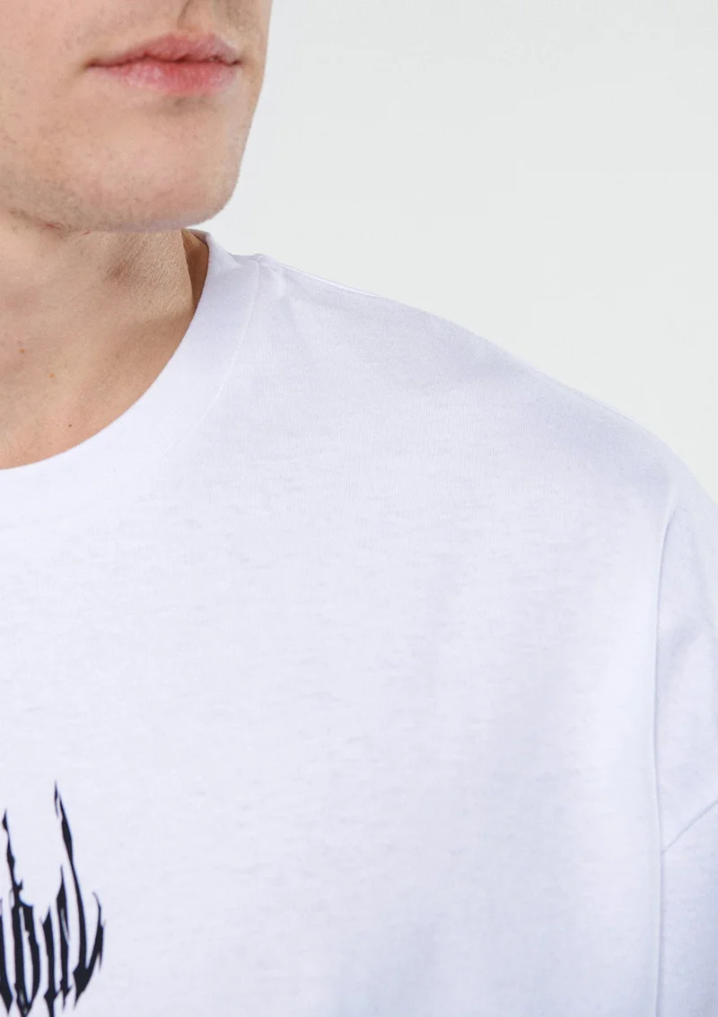 مافي Blue Men's Istanbul Printed White T-Shirt 0611865-620