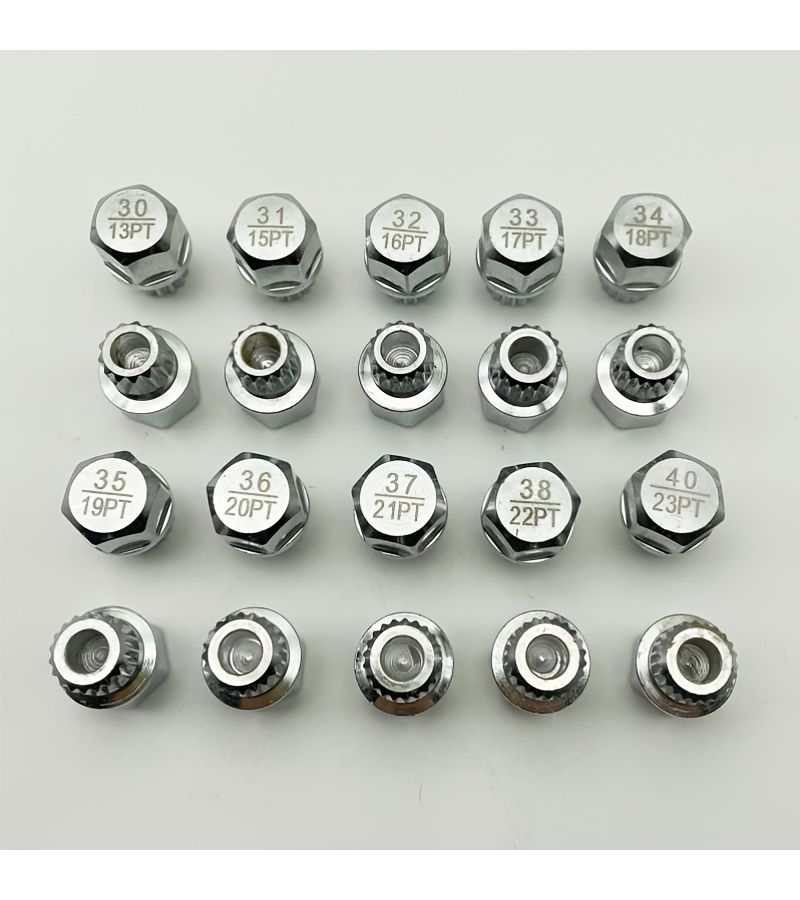 16 Tooth Removal Key Tool Head Hollow Type Tire Anti Theft Screw Sleeve For BMW Car Series - Image 3
