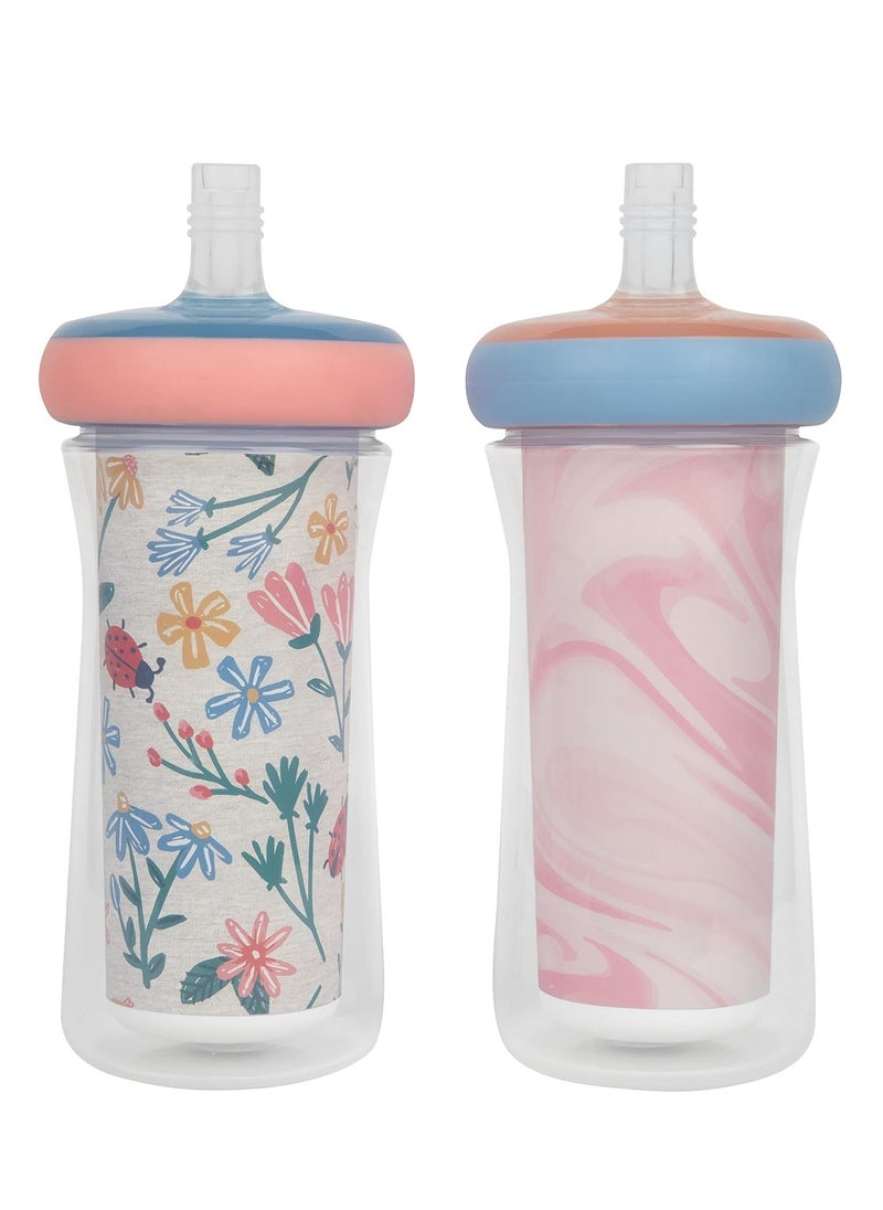 The First Years - Insulated Straw Cup Pack of 2 Pink - Image 1