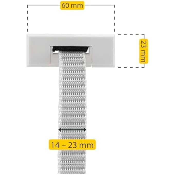 Schellenberg 15202 Duo Guide-Sangle Angle For Shutter Belt Wind System With Min/Max - Image 2
