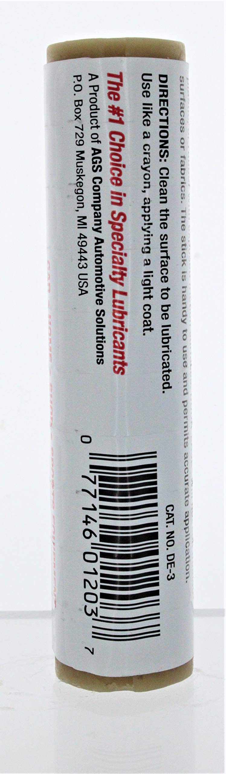 AGS Automotive Solutions Door-Ease Lubricant Stick, 1.68 Ounces, The Original No-Mess Stick Lubricant, Weatherproof and Wear-Resistant, Wide Range of Applications - Image 3