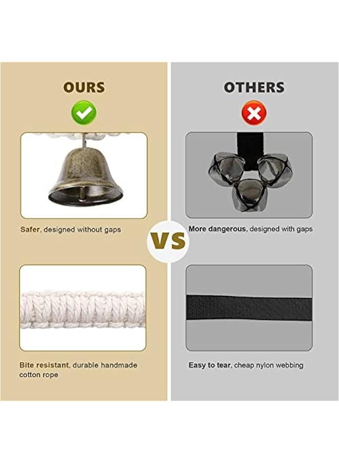 أجراس الباب للتدريب على التغوط للحيوانات الأليفة (الكلاب والقطط) - Image 5