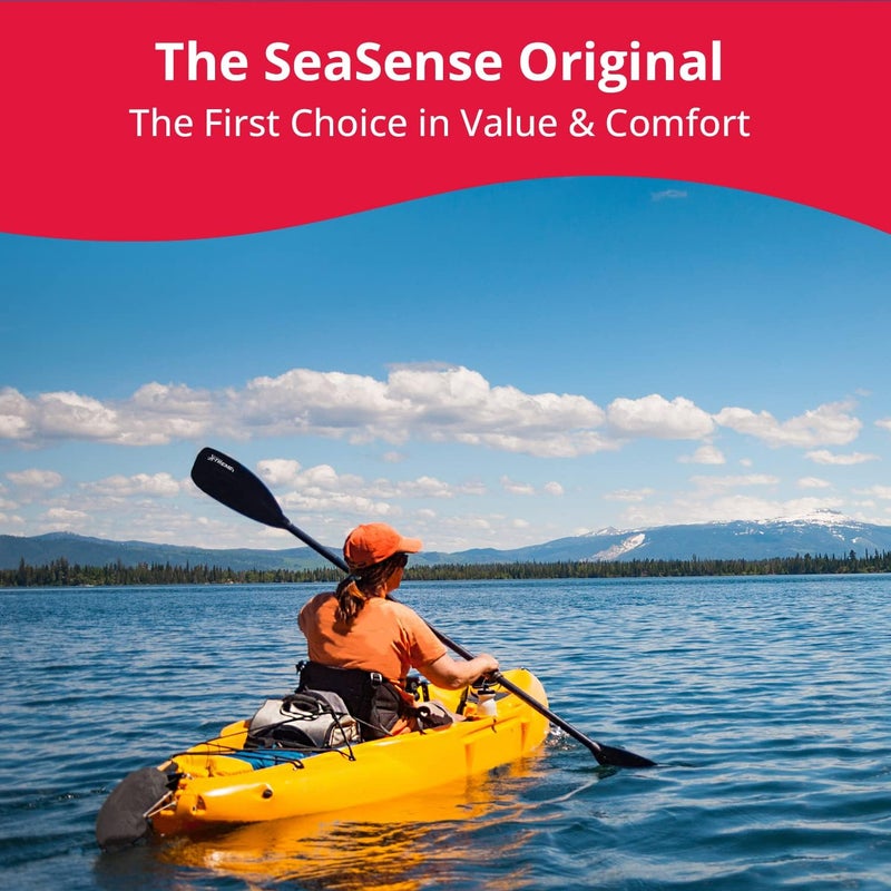 SeaSense Xtreme 1 Kayak Paddle, Black - Molded Plastic Blades, 2-Piece Aluminum Construction - Great for Recreational, Sport, Sea, Whitewater & Fishing Kayaking - Image 3