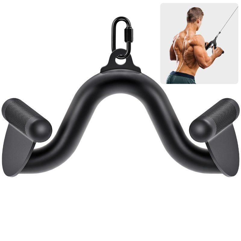 Kipika 12 Lat Pull Down Bars Cable Machine Attachment Rowing Tbar Vbar Set Back Strength Training Handle Grips for Cable Machine Rowing Machine - Image 2