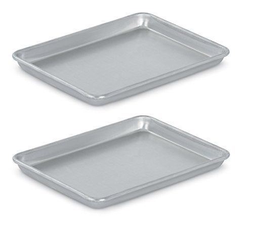 Wear-Ever Vollrath (5220) Wear-Ever Collection Quarter-Size Sheet Pans, Set of 2 (9 1/2-Inch x 13-Inch, Aluminum) - Image 1