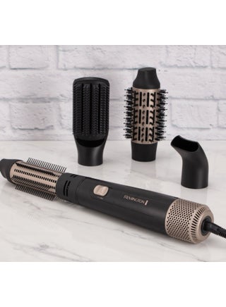 Blow and Dry Caring Air Styler - Hair Dryer, Hot Brush and Hair Curler for Mid to Long Length Hair, 4 Attachments, 1000 Watts, AS7500 - Black Black - view 3