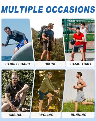 BALENNZ 7 Pack Mens Basketball Shorts with Pockets Mens Shorts Athletic Gym Workout Running Quick Dry Activewear 7AXL - Image 4