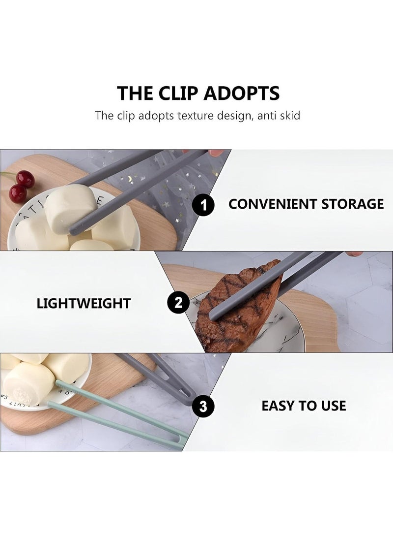 High-Quality Silicone Food Tongs, Kitchen Tongs with Long Handle for Comfortable Handling and Better Culinary Control, Multi-Purpose Cooking and Serving Tongs, 1 Piece - Image 4
