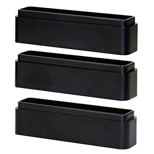 DAC Stax Leg Block Kit for Height-Adjustable Rectangular Monitor Stand, 3-Piece, Raise Monitor Riser by 1-1/4" - Image 1