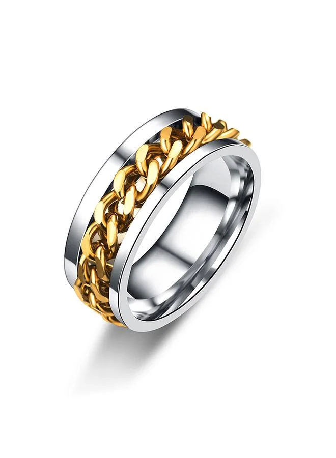 Take Two  Gold Chain Spinner Ring for Women | Best Price UAE