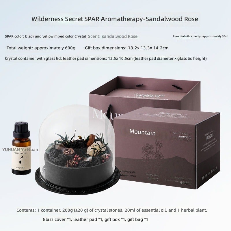 Fire-Free Aromatherapy Essential Oil Diffuser Stone - Long-Lasting Home Fragrance Gift Box