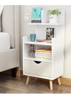 Modern Design 3 Shelfs and 1 Drawer Side Table 36.5 x 27.5 x 71 cm