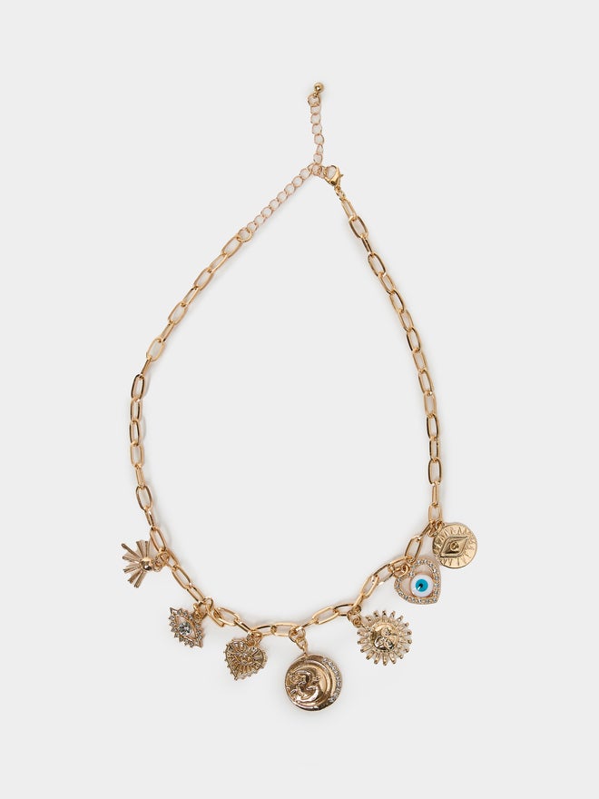 Styli Styli Multi Charm Link Chain Necklace  - Image 2