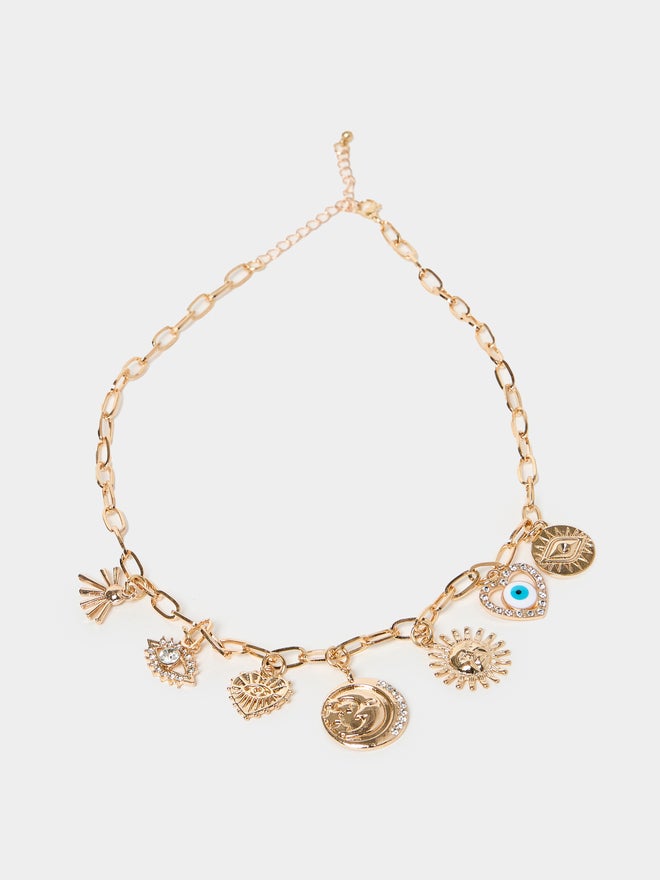Styli Styli Multi Charm Link Chain Necklace  - Image 4