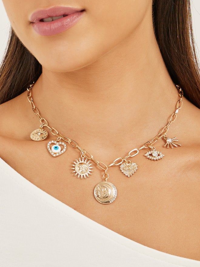 Styli Styli Multi Charm Link Chain Necklace  - Image 1