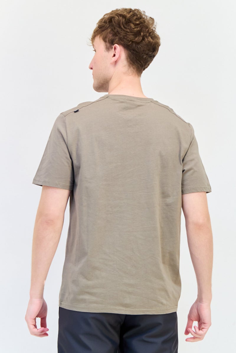 RBX Men Sportswear Fit Short Sleeve Outdoor T-Shirt, Light Olive - Image 3