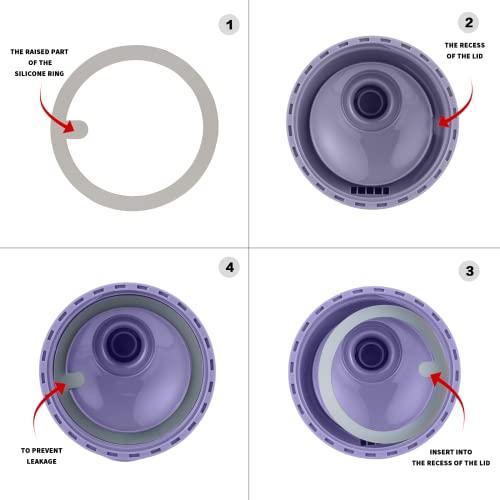 BOTTLE BOTTLE 26 oz Insulated Shaker Bottle Stainless Steel Water Bottle with Wire Whisk, Reusable Protein Shaker Gym Water Cup Purple - Image 4