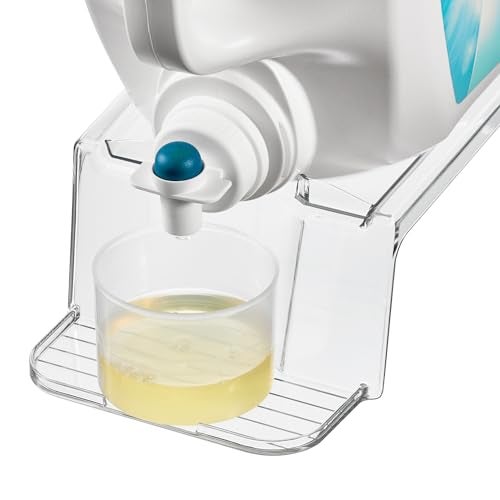 InterDesign iDesign Laundry Detergent Holder, Liquid Detergent Stand for Laundry Room Organization, Clear - Image 3