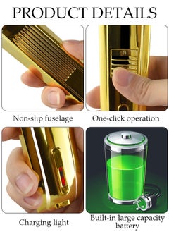 DUNISO Smart Hair Clippers Electric with 3 Kinds of Positioning Combs Turbo Motor Hair Cutting Kit Pro Mens Clippers, Cordless Rechargeable Hair Trimmer Set Professional Barbers Grooming Kit  - Image 3