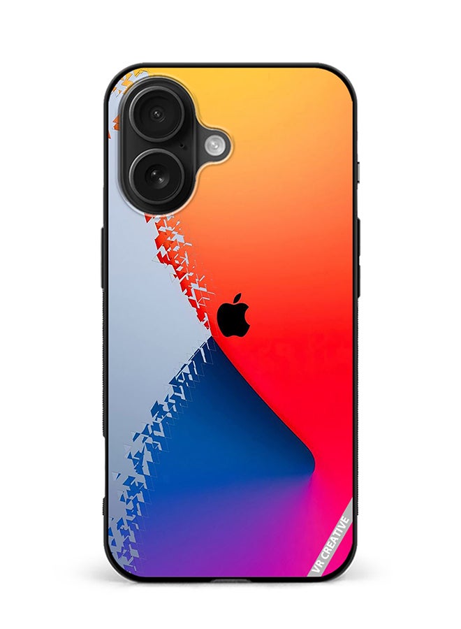 Protective Case Cover For Apple iPhone 16 Plus Apple S Design Multicolour