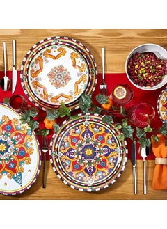 KULSAN Melamine Bowl Set 4 Pieces 18cm Cordoba Design  - Image 4
