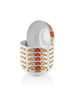 KULSAN Melamine Bowl Set 4 Pieces 18cm Cordoba Design  - Image 1