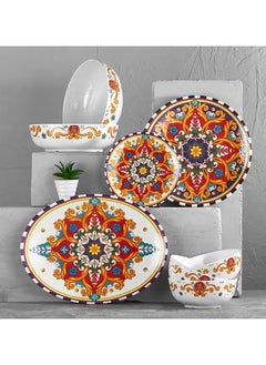 KULSAN Melamine Bowl Set 4 Pieces 18cm Cordoba Design  - Image 3