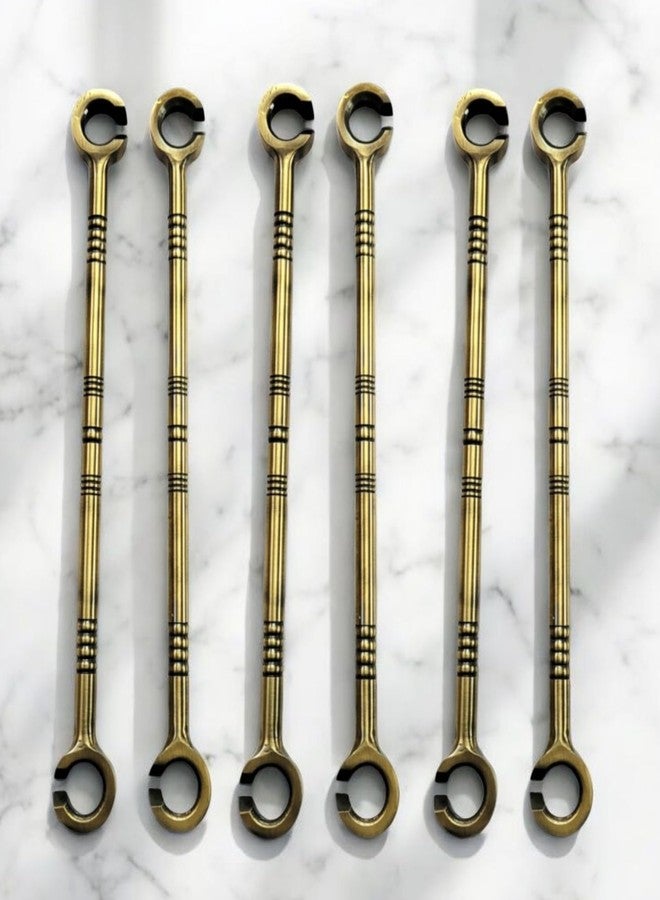 nooks Stainless Steel saliya 12mm Hook and Ceiling Rod heavt Duty Hanging Accessories Set in PVD Coating Brass Finishing for Swings and jhula for Indoor Outdoor (Pack of 2) - Image 2