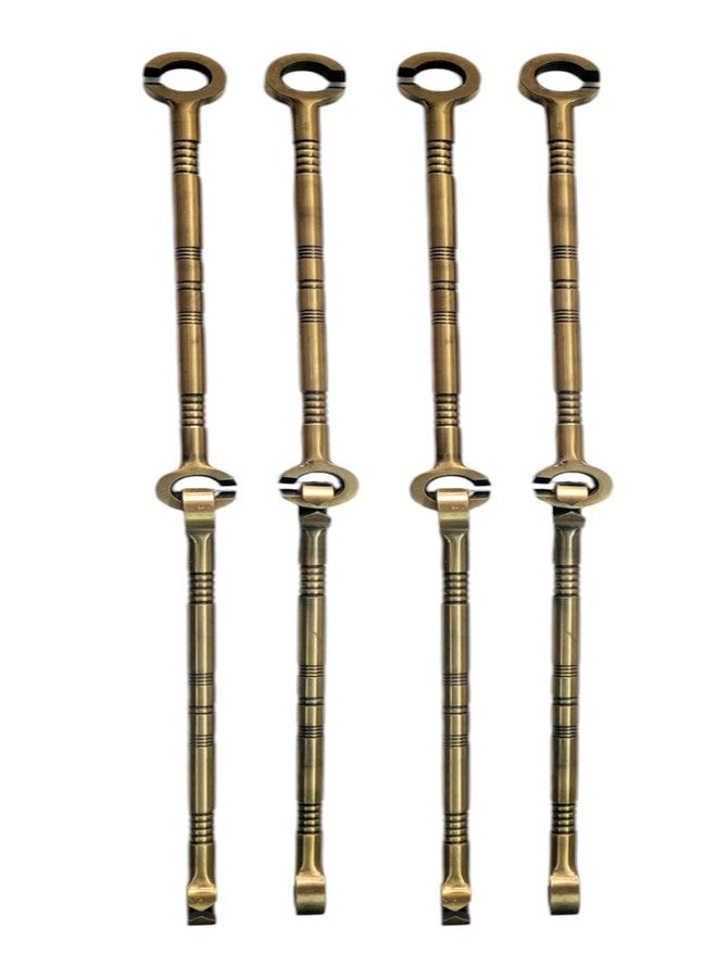 nooks Stainless Steel saliya 12mm Hook and Ceiling Rod heavt Duty Hanging Accessories Set in PVD Coating Brass Finishing for Swings and jhula for Indoor Outdoor (Pack of 2) - Image 3