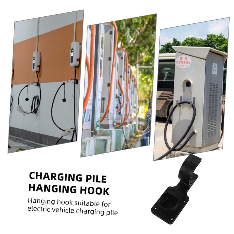 Wall Mount Electric Vehicle Charger Holder Cable Organizer Fixed Nozzle Dock For Neat Storage - Image 3