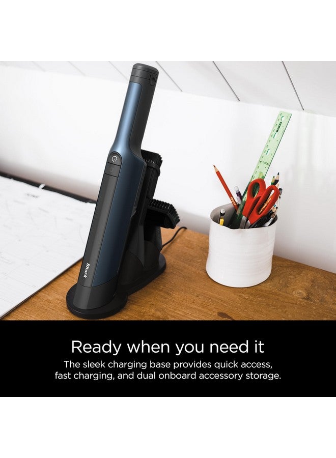 Shark Shark WV410BL WANDVAC Cordless Hand Vacuum, Ultra-Lightweight & Portable with Powerful Suction & Tools for Pets, Designed for Car & Home, Dark Blue  - Image 2