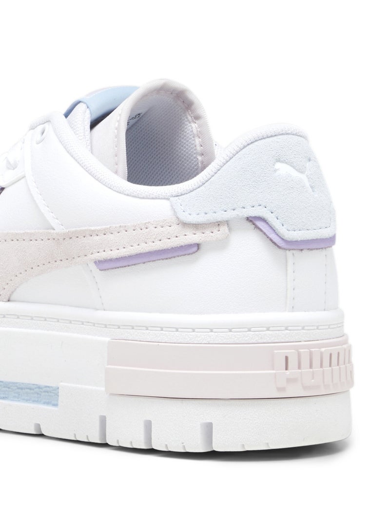 PUMA Mayze Crashed Womens White Sneakers - Image 3