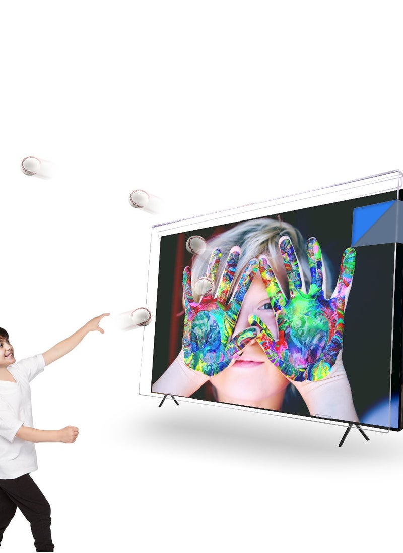 Sea Technology - SEA TECHNOLOGY 85 Inch Tv Screen Protector, Made of Solid Acrylic Material with a Thickness of 3 mm, Anti Blue light, Anti Scratches, Guard against Radiation, Compatible with all Types of Tv screens - Image 1