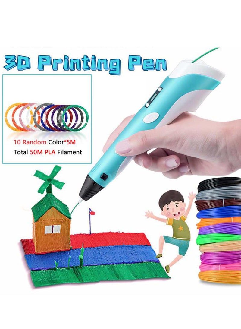 Assorted 3D Pen for Kids 3D Printing Pen with PLA Filament Refills Compatible PLA & ABS Creative Toy Great Arts Crafts Gift for Kids & Adults - Image 3