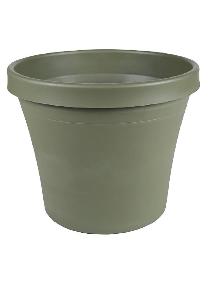 Fiskars Weather Resistant UV-Protected Smooth Finish Planter Pot Thyme Green 25.4 cm 50410 - Image 1