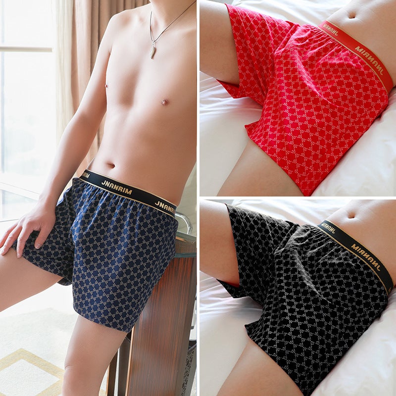 Factory Loose Arlo Pants Men'S Boxer Briefs Pure Cotton Comfortable Breathable Summer Youth Plus Size Boxer Pants - Image 1