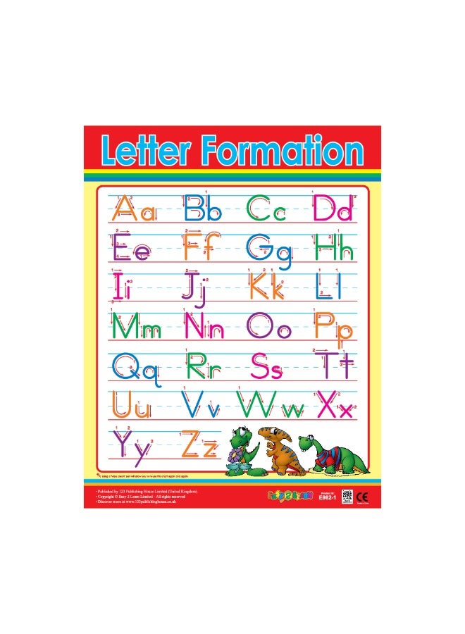 123 ببلشينج هاوس تكوين الحروف الإنجليزية - لوحة تعليمية باللغة الإنجليزية - Image 1