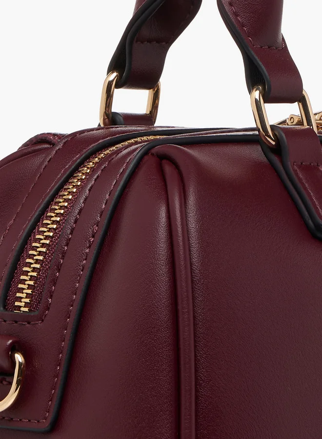 سيليست Panelled Tote Bag with Detachable Strap and Zip Closure