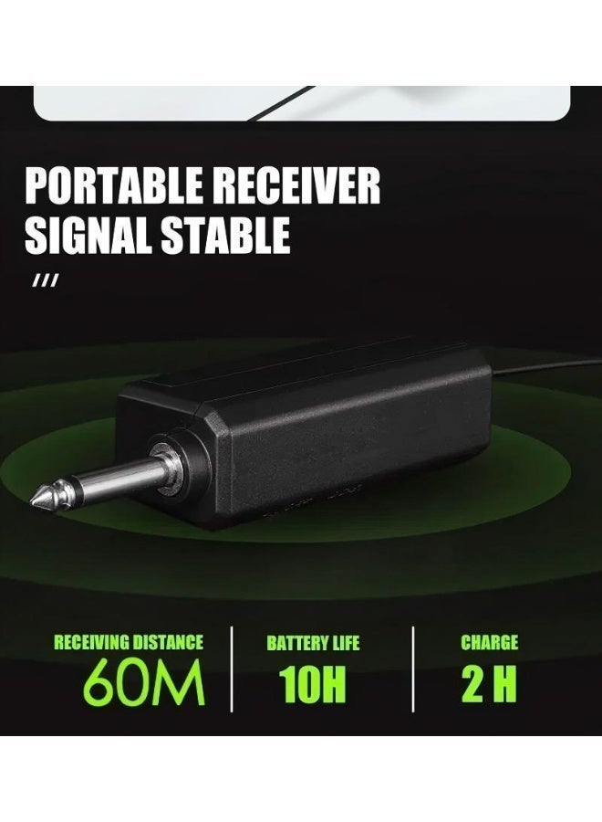 VexiSeek Rechargeable Handheld Wireless Microphone,Handheld Dynamic Wireless Mic for Karaoke,Wedding,DJ,Party,Podcast - Image 5