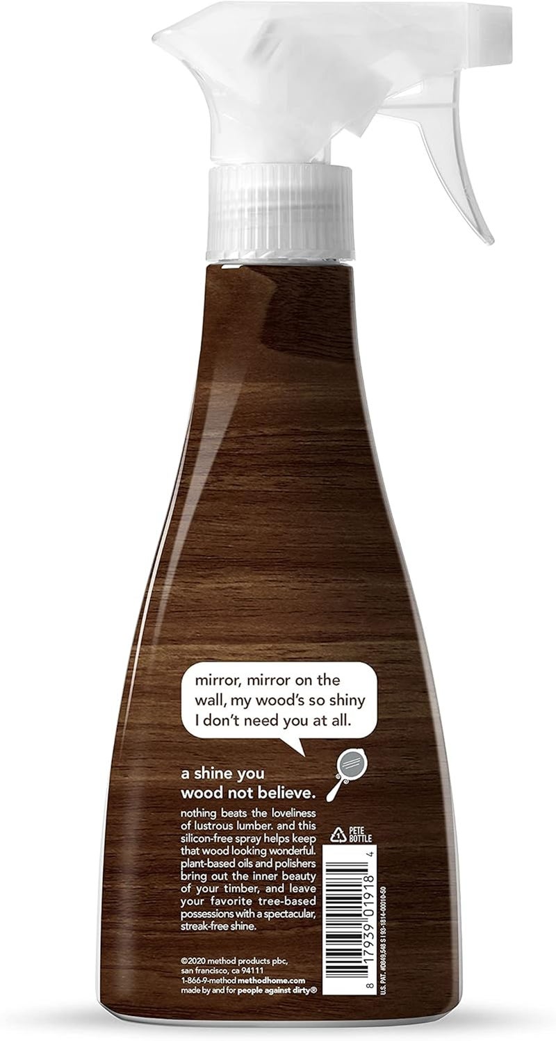 Method Wood Polish Spray - Almond Scent, 6 Pack - Image 2
