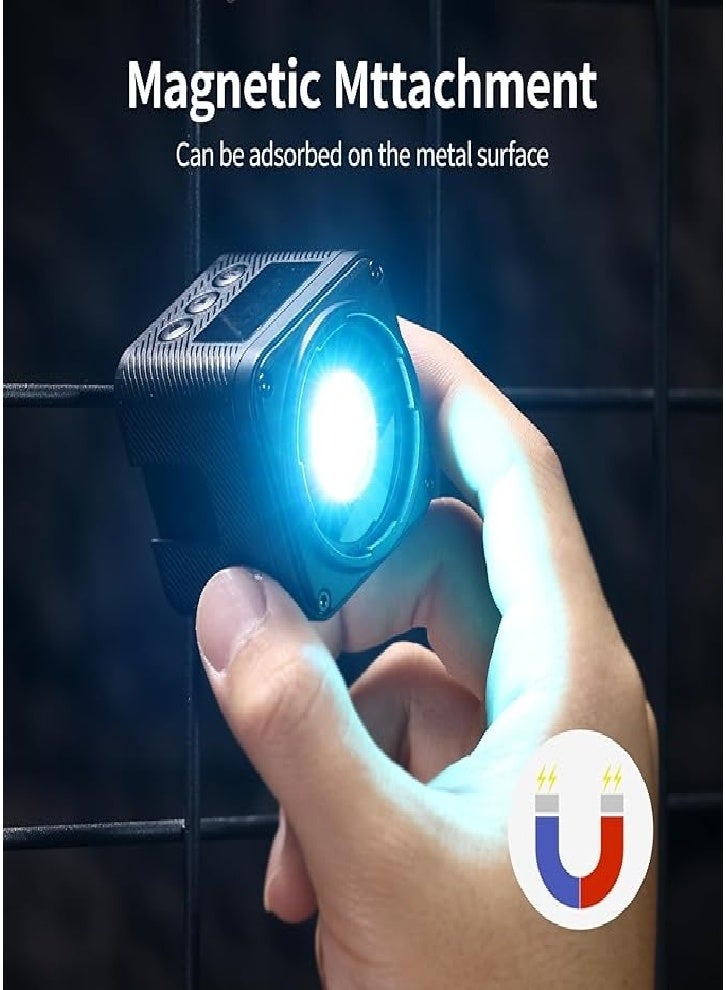 يولانزي مصباح فيديو LED L3 RGB، مجموعة إضاءة كاميرا مغناطيسية 2700-7000 كلفن، إضاءة تصوير فوتوغرافي قابلة للتعتيم مع مظلة شمسية للهواتف الذكية وكاميرات الحركة وكاميرات DSLR - Image 4