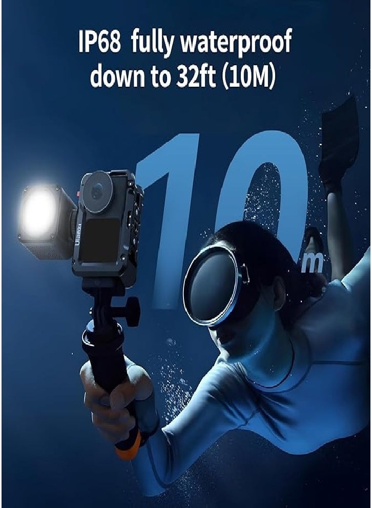 يولانزي مصباح فيديو LED L3 RGB، مجموعة إضاءة كاميرا مغناطيسية 2700-7000 كلفن، إضاءة تصوير فوتوغرافي قابلة للتعتيم مع مظلة شمسية للهواتف الذكية وكاميرات الحركة وكاميرات DSLR - Image 3