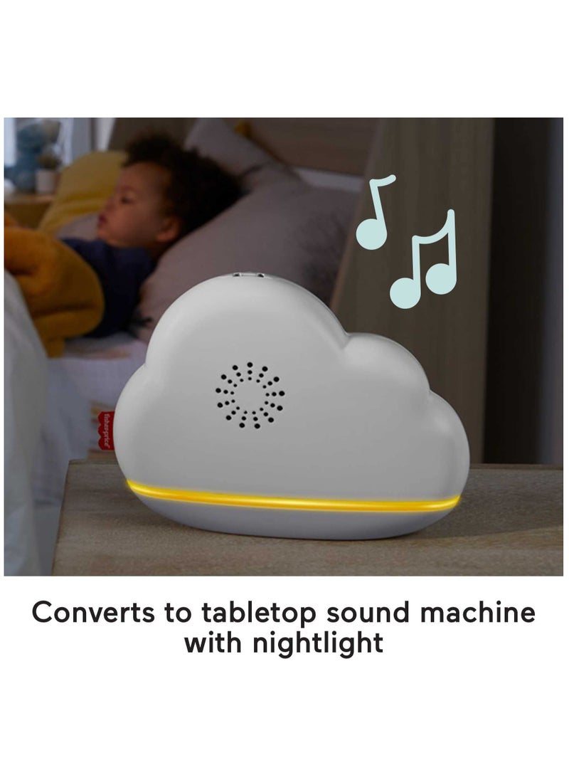 Fisher-Price Rainbow Showers Bassinet to Bedside Mobile Tabletop Soother and Nursery Sound Machine for Newborn Baby to Toddler  - Image 5