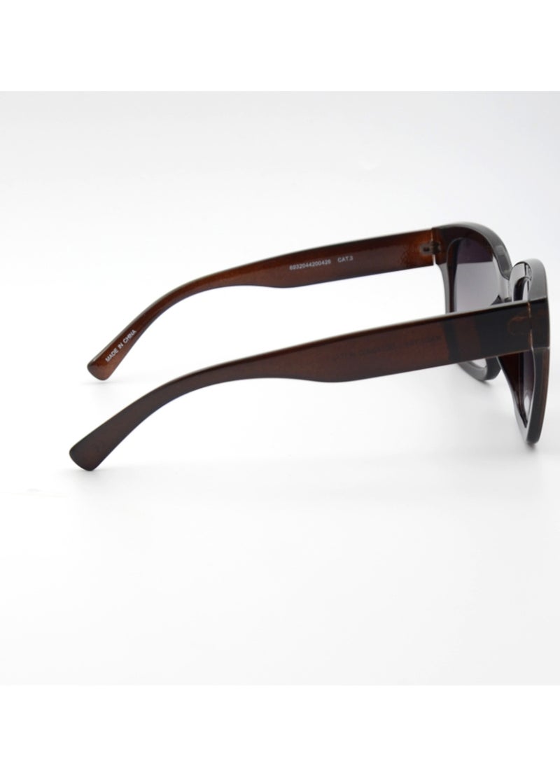 MADEYES نظارات شمسية للرجال بحماية من الأشعة فوق البنفسجية EE6P041(1)-1 - بني - Image 4