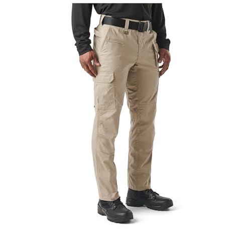 5.11 Tactical Men's ABR Pro Pants, Straight Fit, 9 Pockets, Comfort Waist, Style 74512, Khaki (New), 36W x 34L - Image 4
