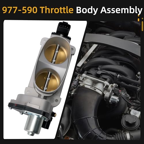 JAVOUKA 977-590 Throttle Body Assembly fits for Ford Mustang V8 4.6L 2005-2010#7R3Z9E926AA 9R3Z9E926A - Image 2